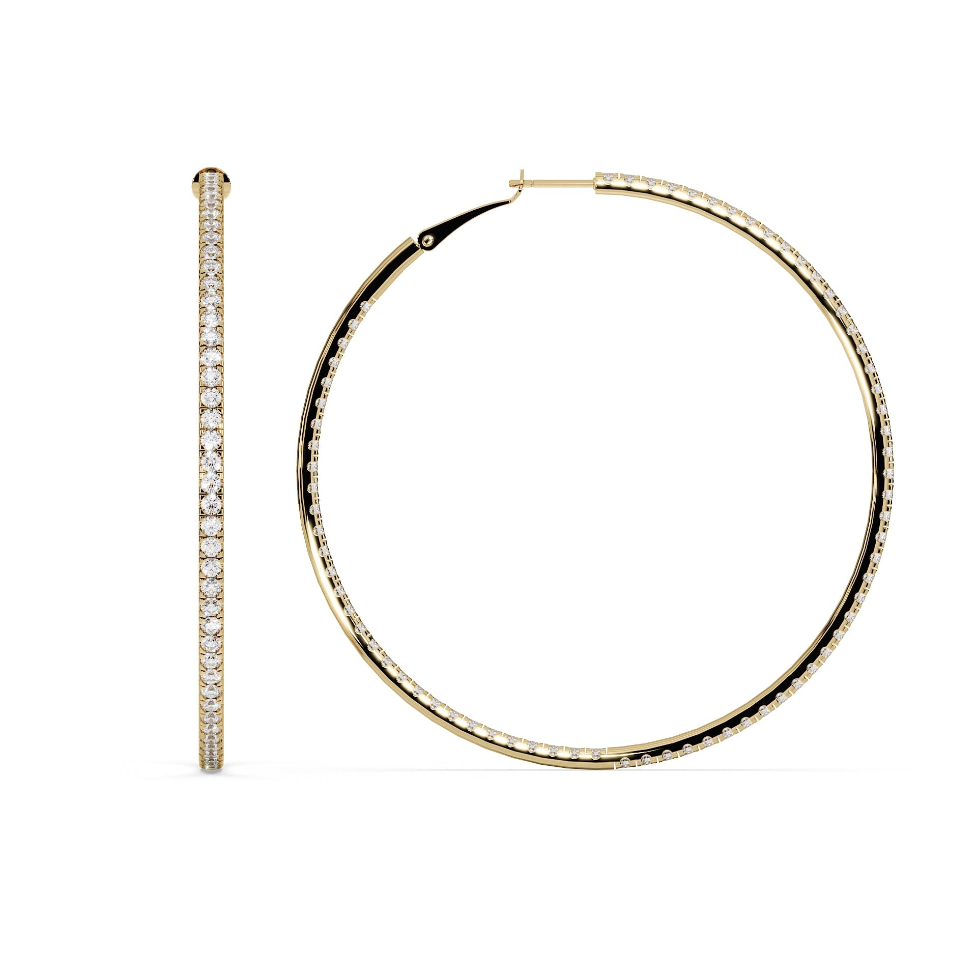 The Statement Diamond Hoops (50mm / 70mm)
