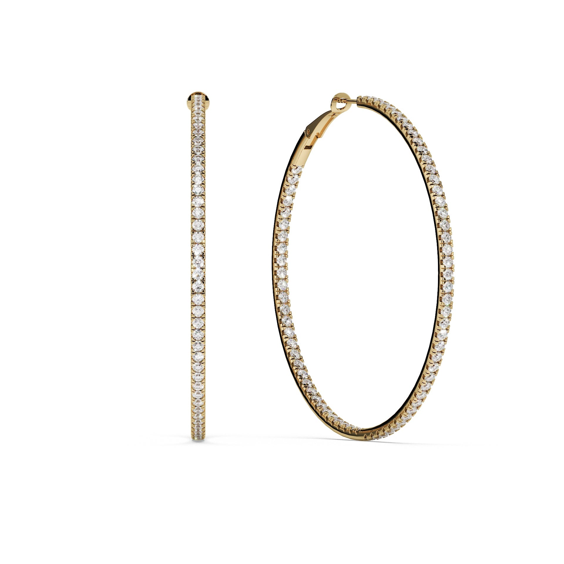 The Statement Diamond Hoops (50mm / 70mm)